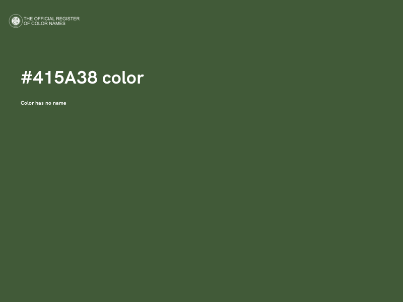 #415A38 color image