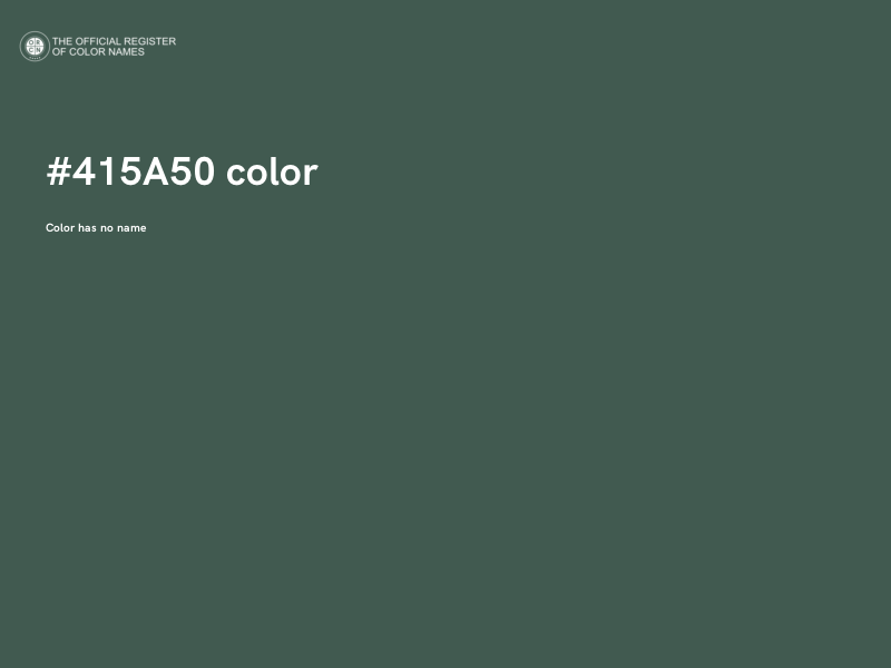 #415A50 color image