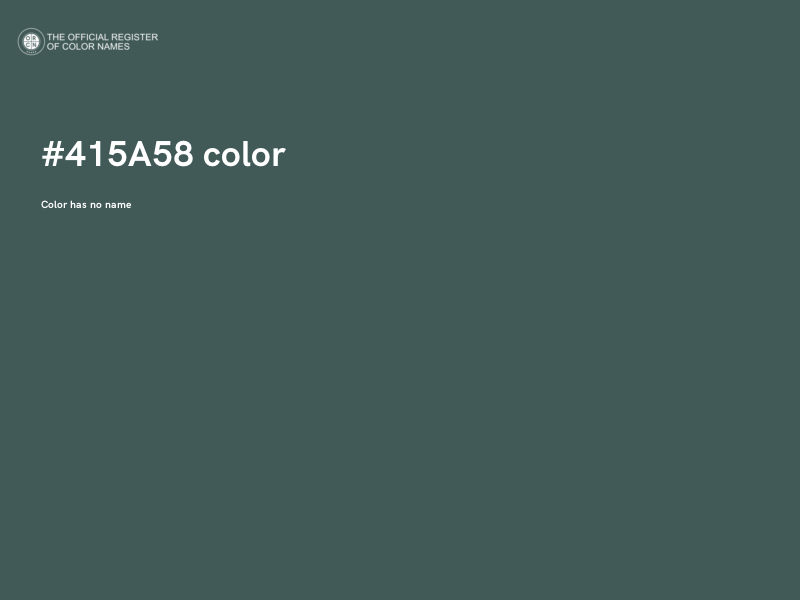 #415A58 color image