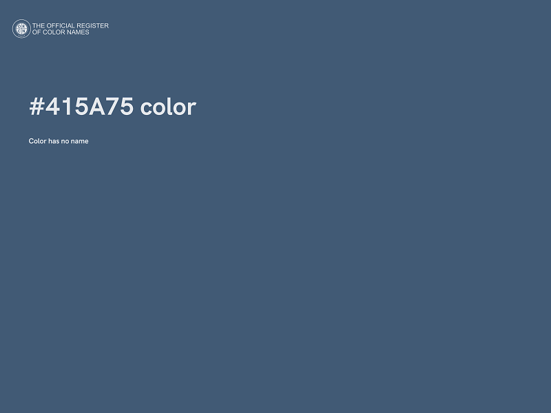 #415A75 color image