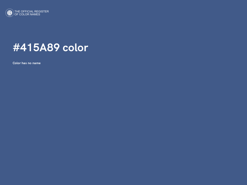 #415A89 color image