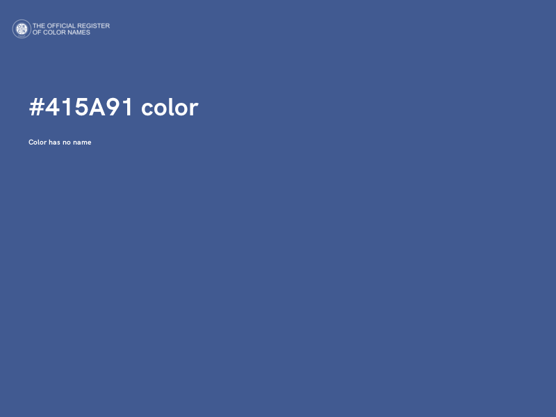 #415A91 color image