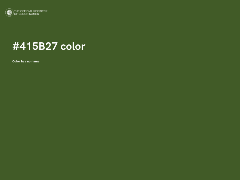 #415B27 color image