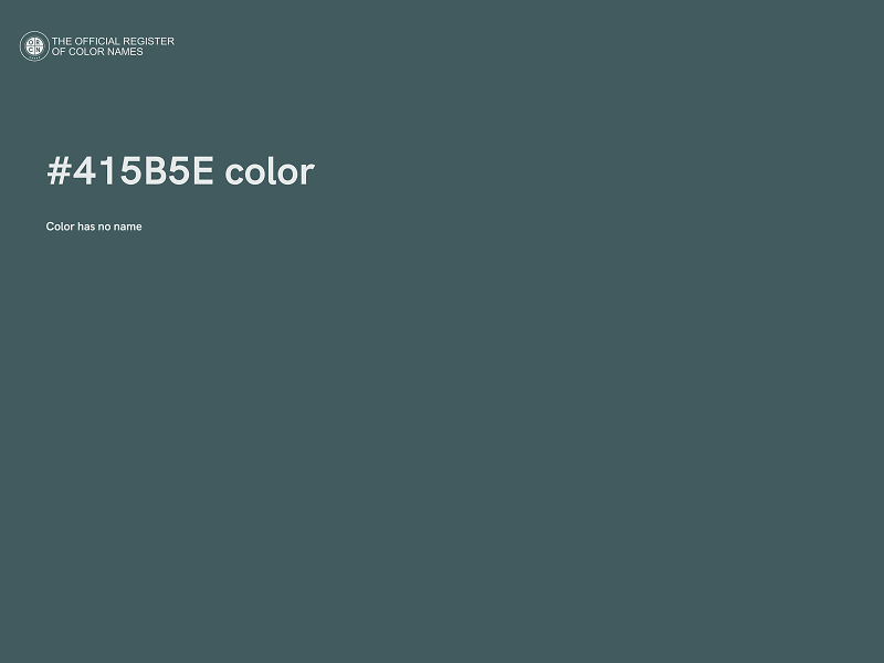 #415B5E color image