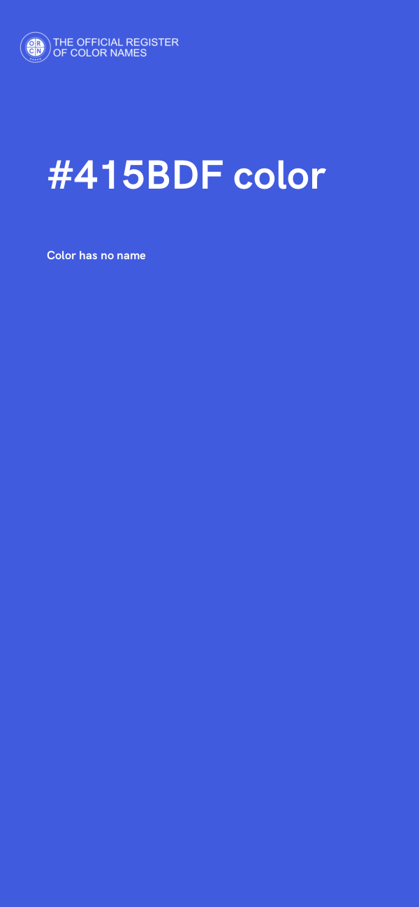 #415BDF color image