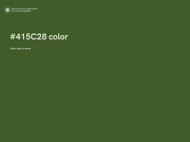 #415C28 color image