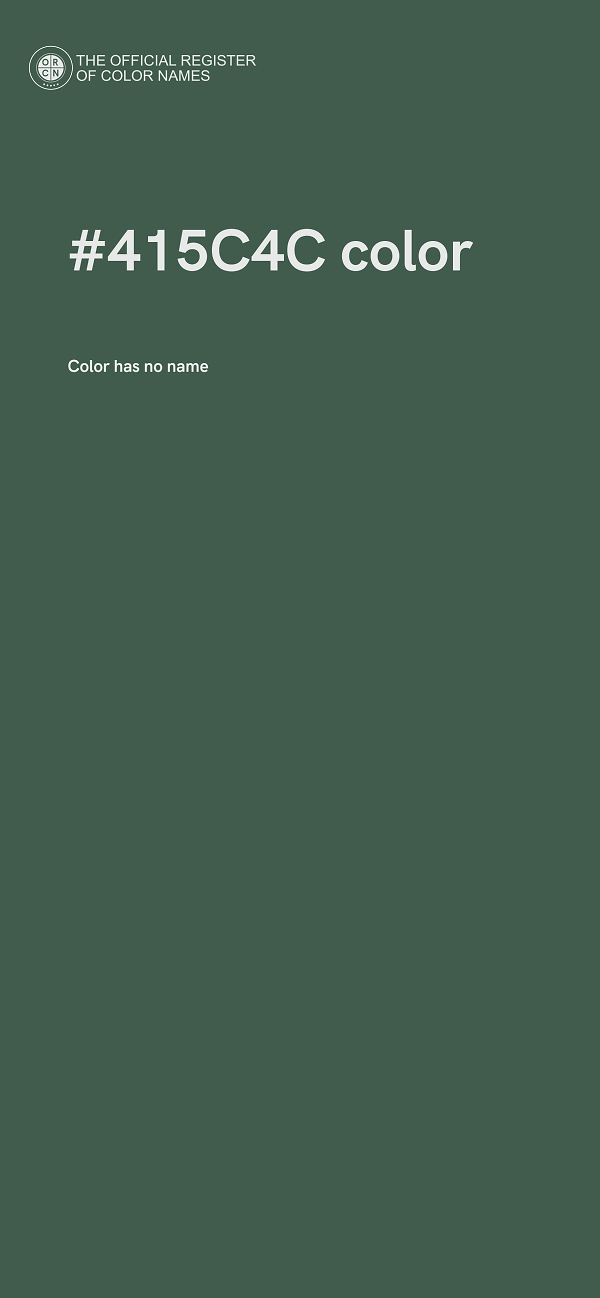 #415C4C color image