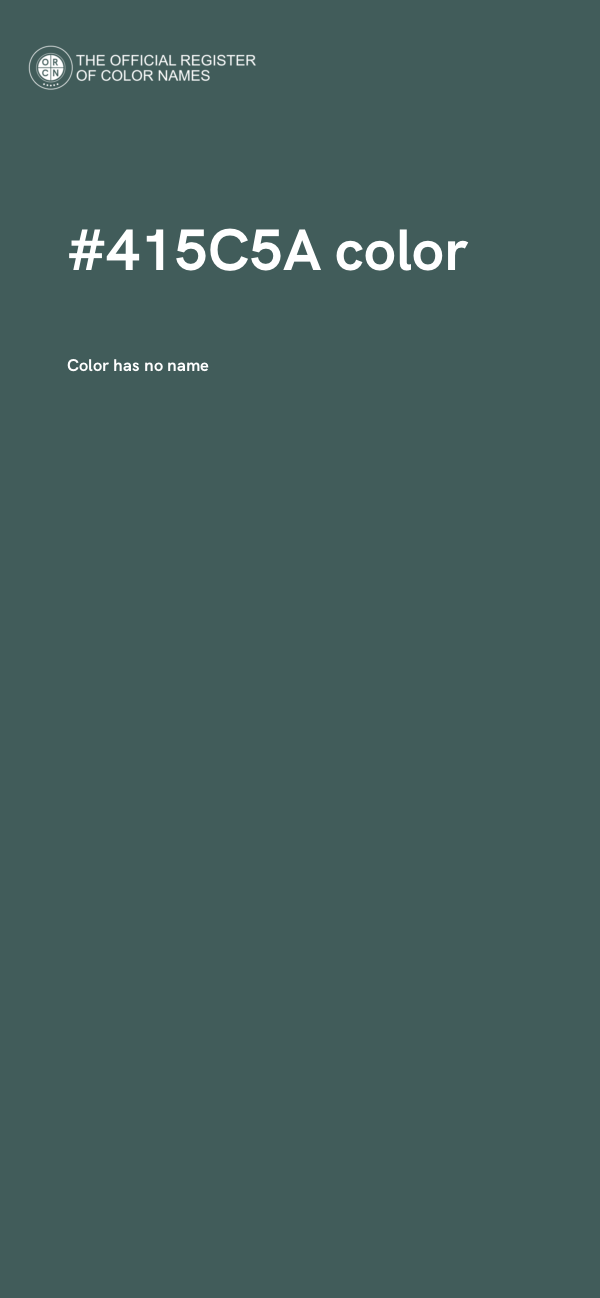 #415C5A color image