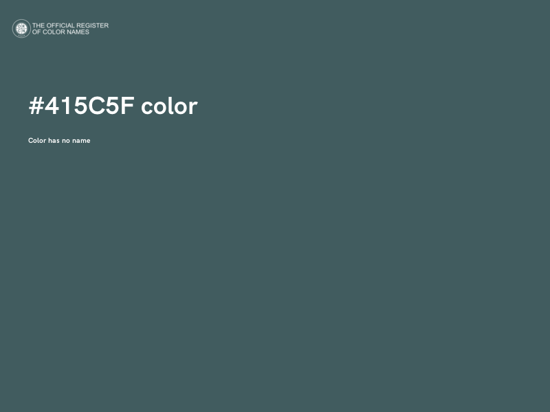 #415C5F color image