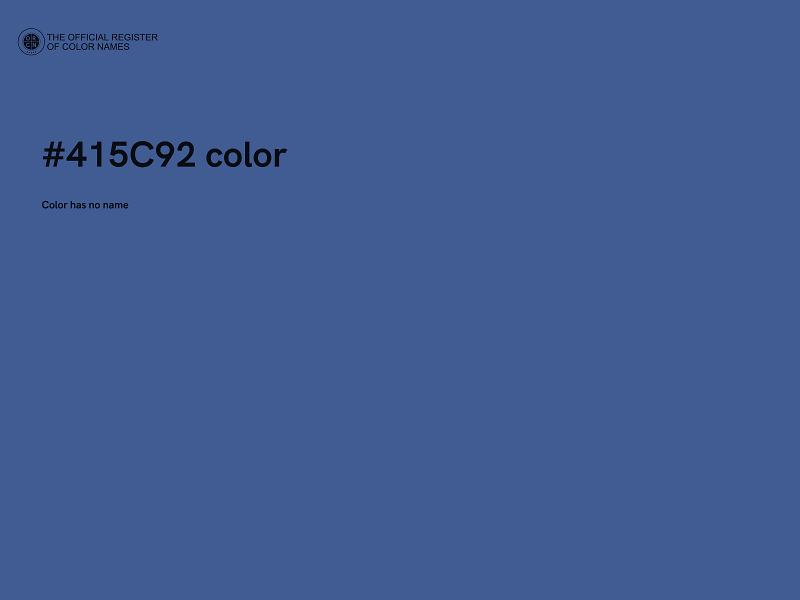 #415C92 color image