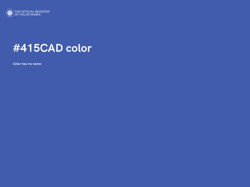 #415CAD color image