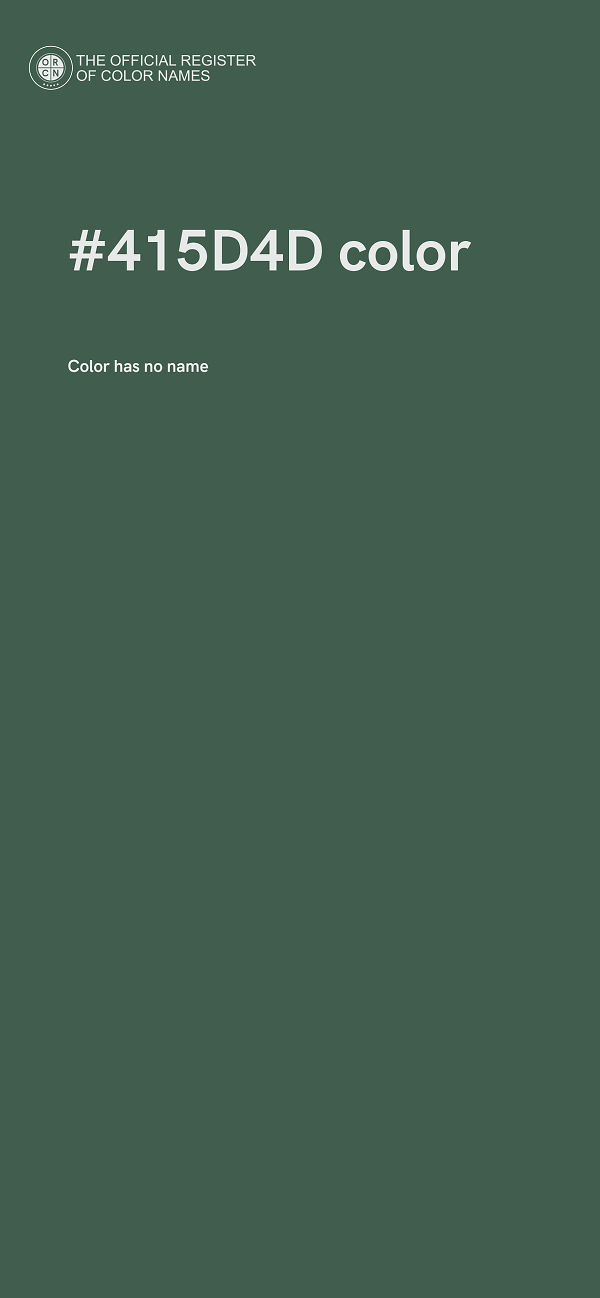 #415D4D color image