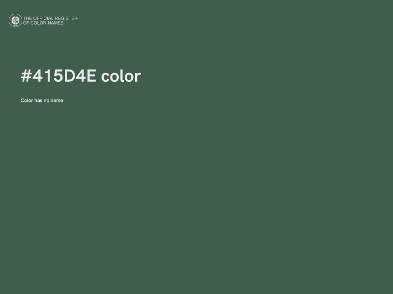 #415D4E color image