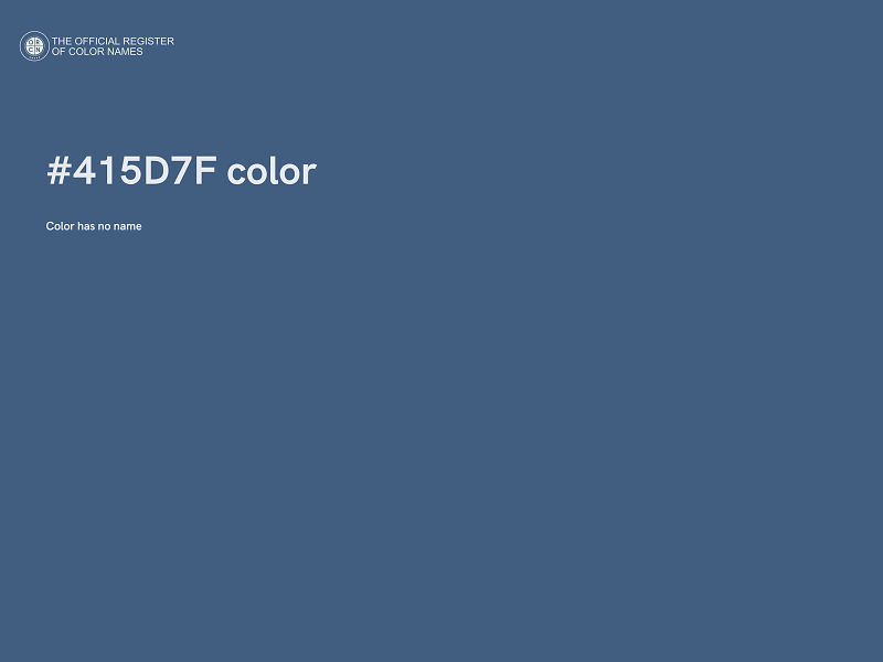 #415D7F color image