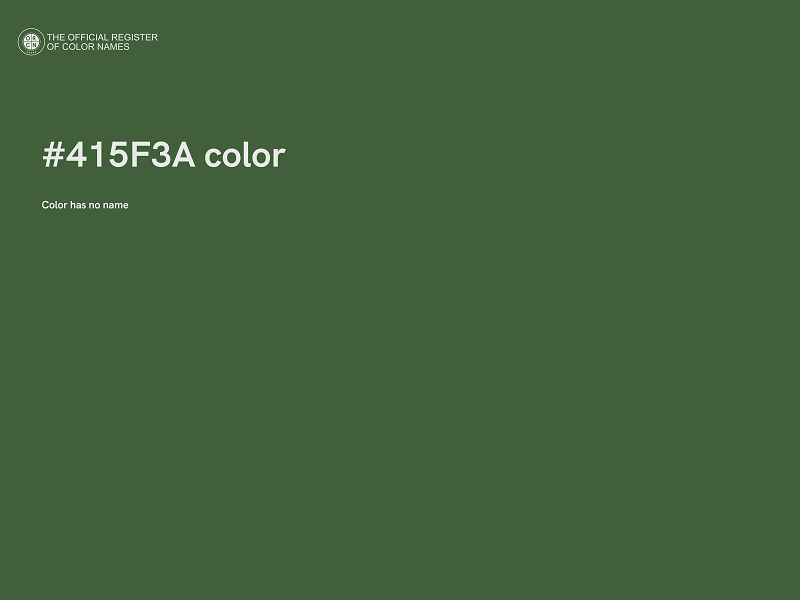 #415F3A color image