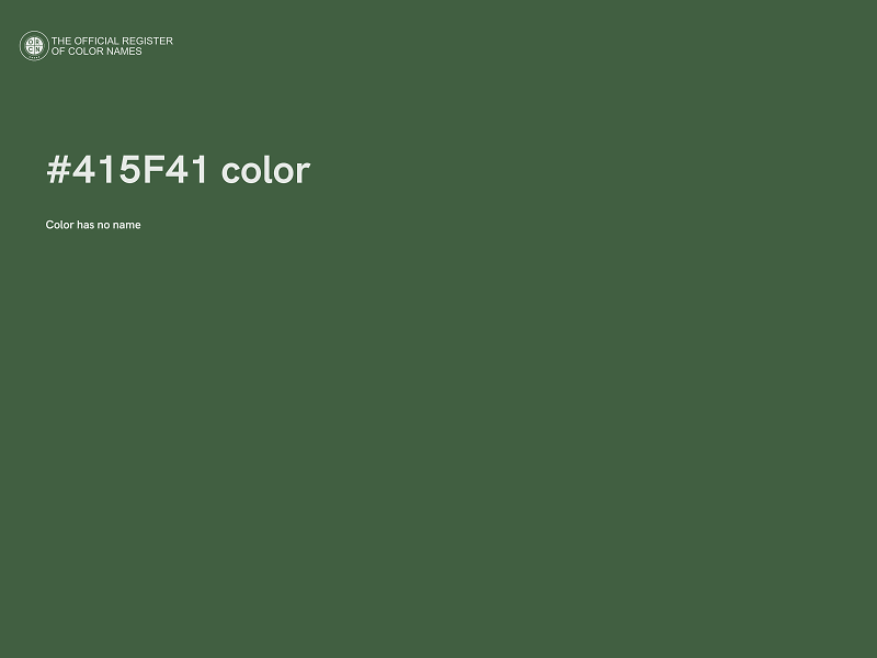 #415F41 color image