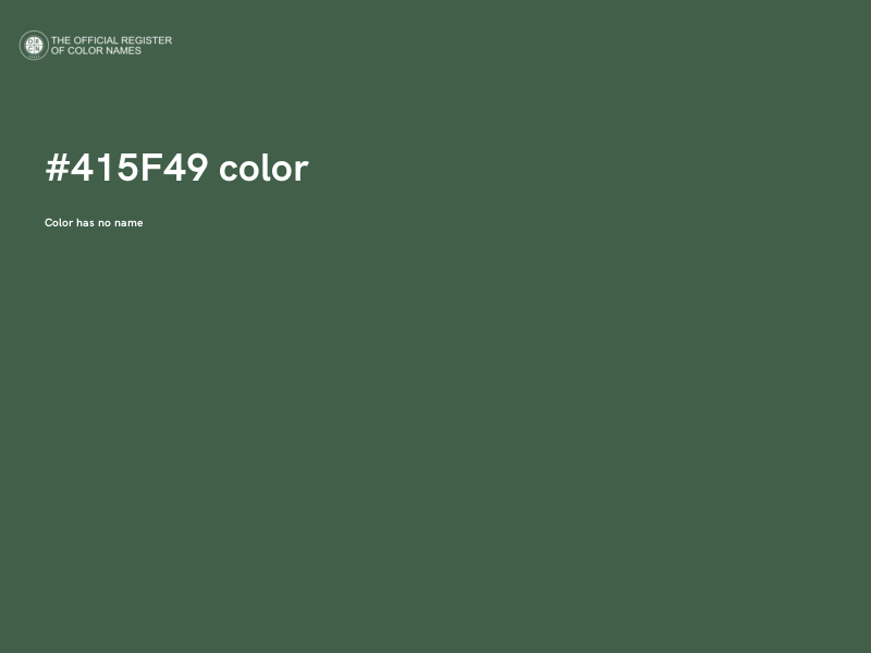 #415F49 color image