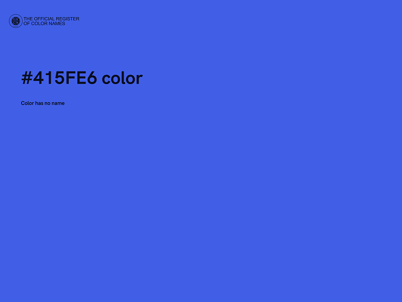 #415FE6 color image