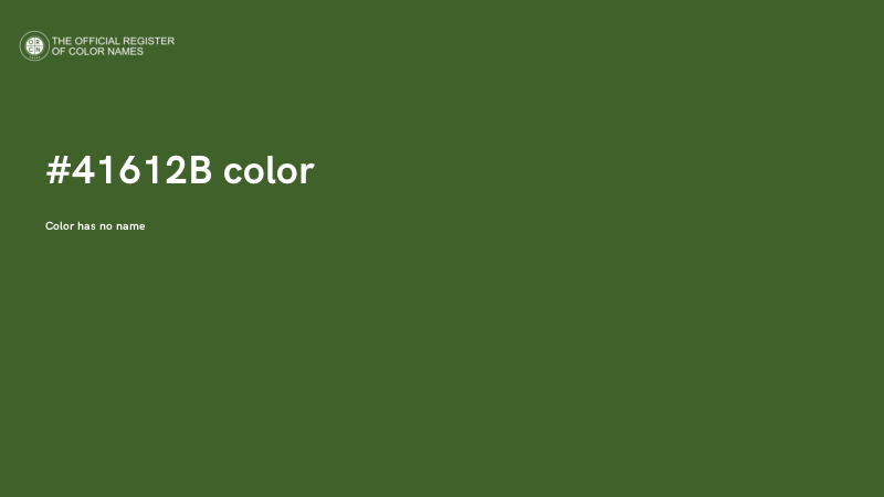 #41612B color image