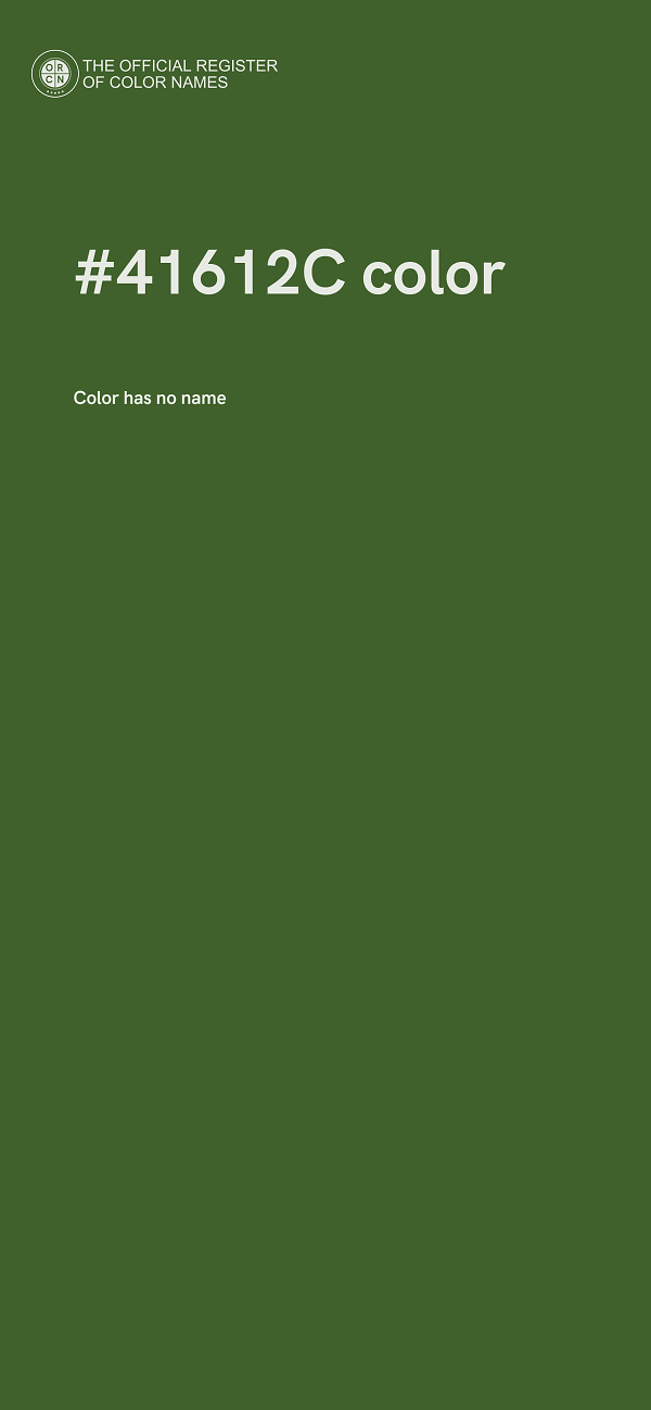 #41612C color image