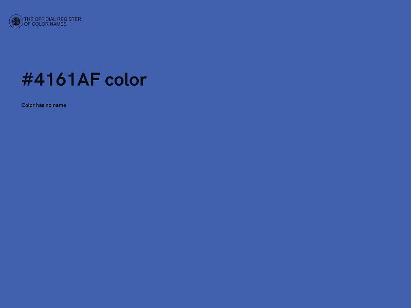 #4161AF color image