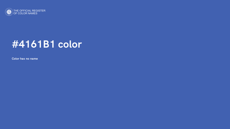 #4161B1 color image