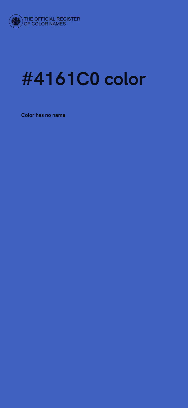 #4161C0 color image