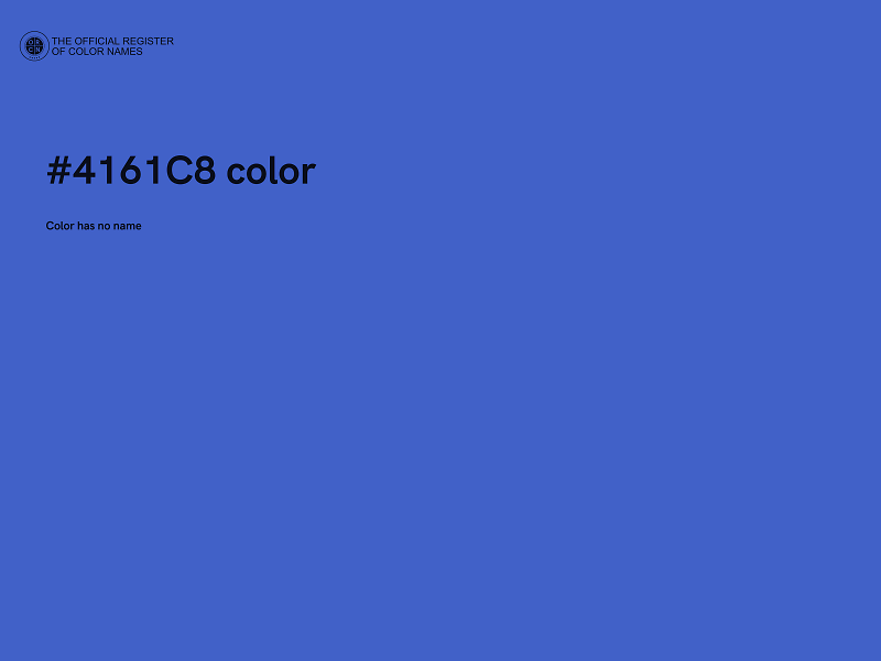 #4161C8 color image