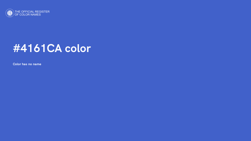 #4161CA color image
