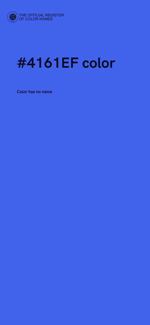 #4161EF color image
