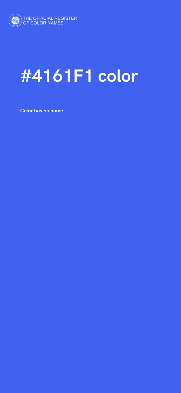 #4161F1 color image