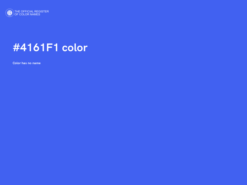 #4161F1 color image