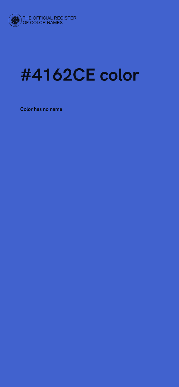#4162CE color image