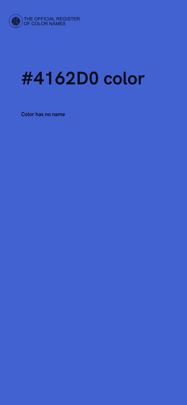 #4162D0 color image