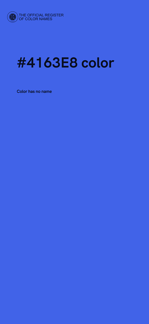 #4163E8 color image