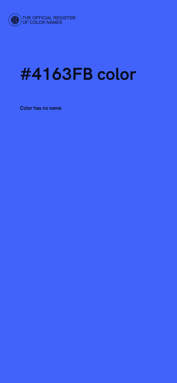#4163FB color image
