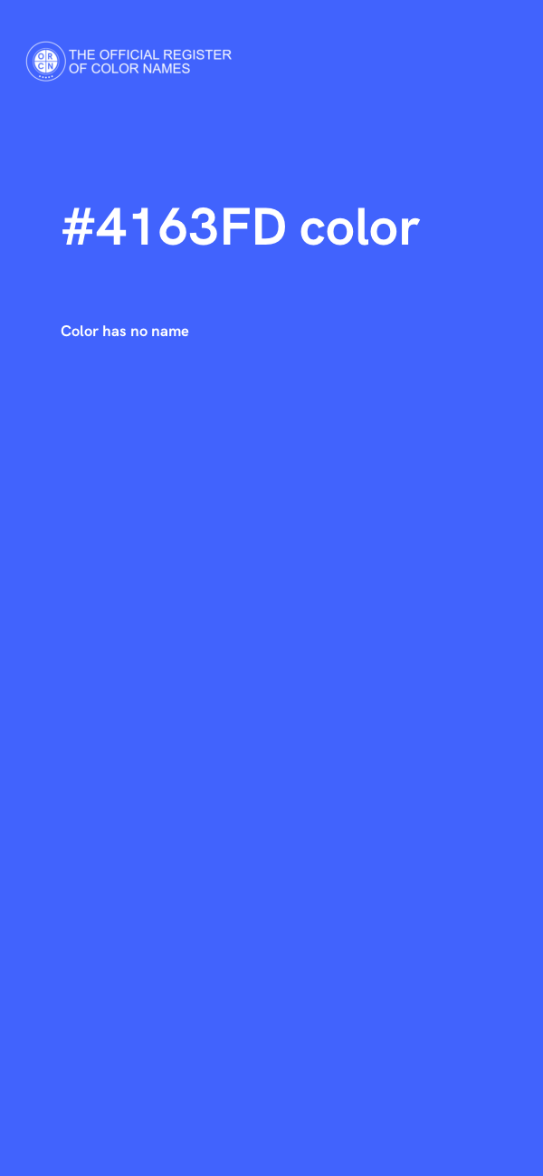 #4163FD color image