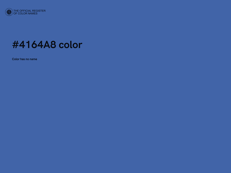 #4164A8 color image