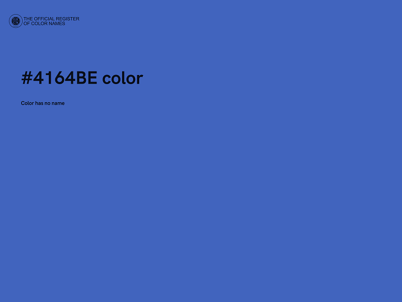 #4164BE color image