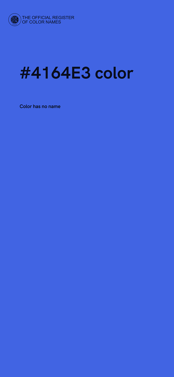 #4164E3 color image