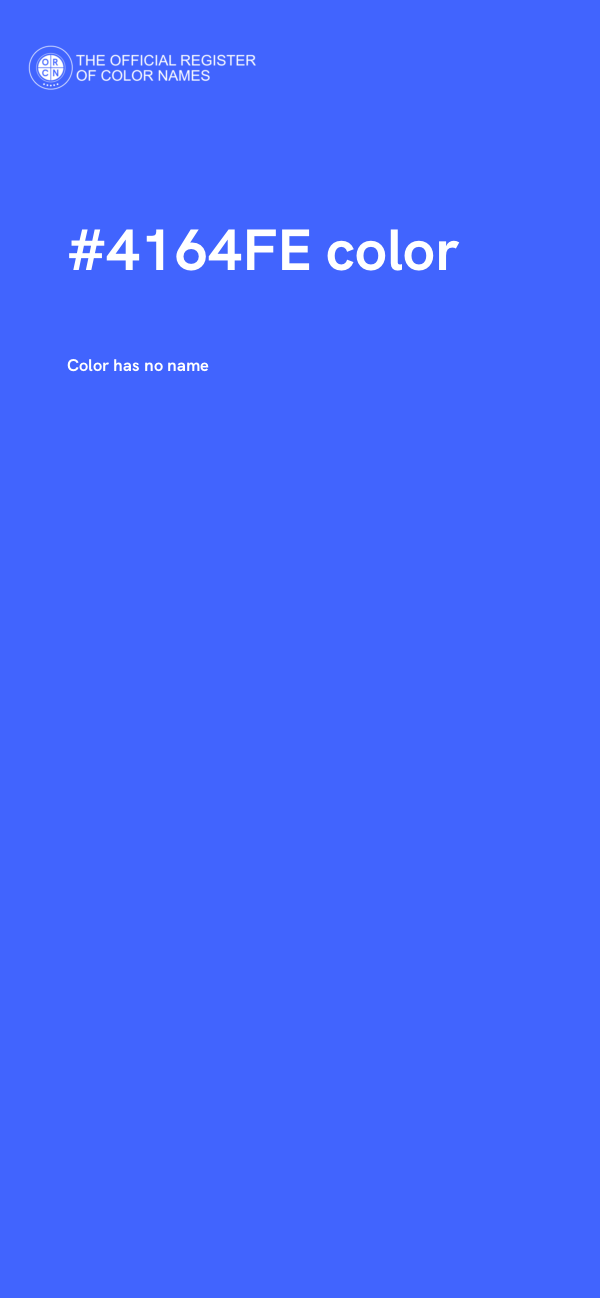 #4164FE color image