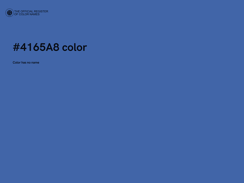 #4165A8 color image