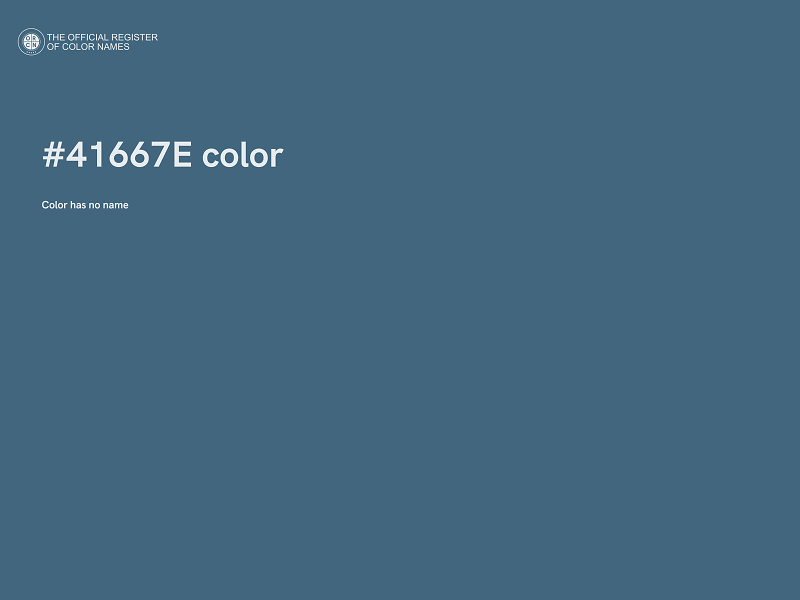 #41667E color image