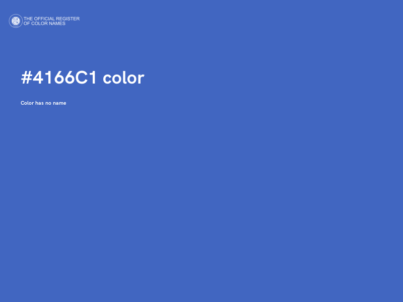 #4166C1 color image