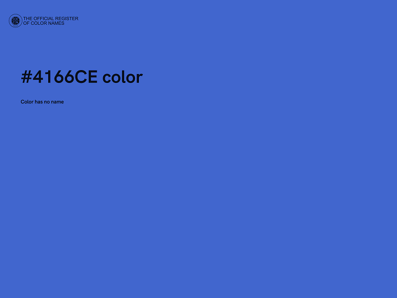 #4166CE color image