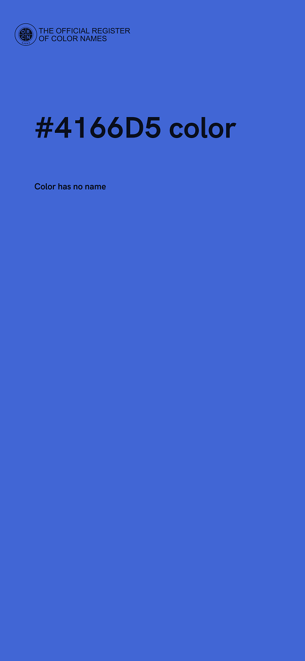 #4166D5 color image
