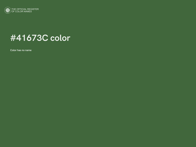 #41673C color image
