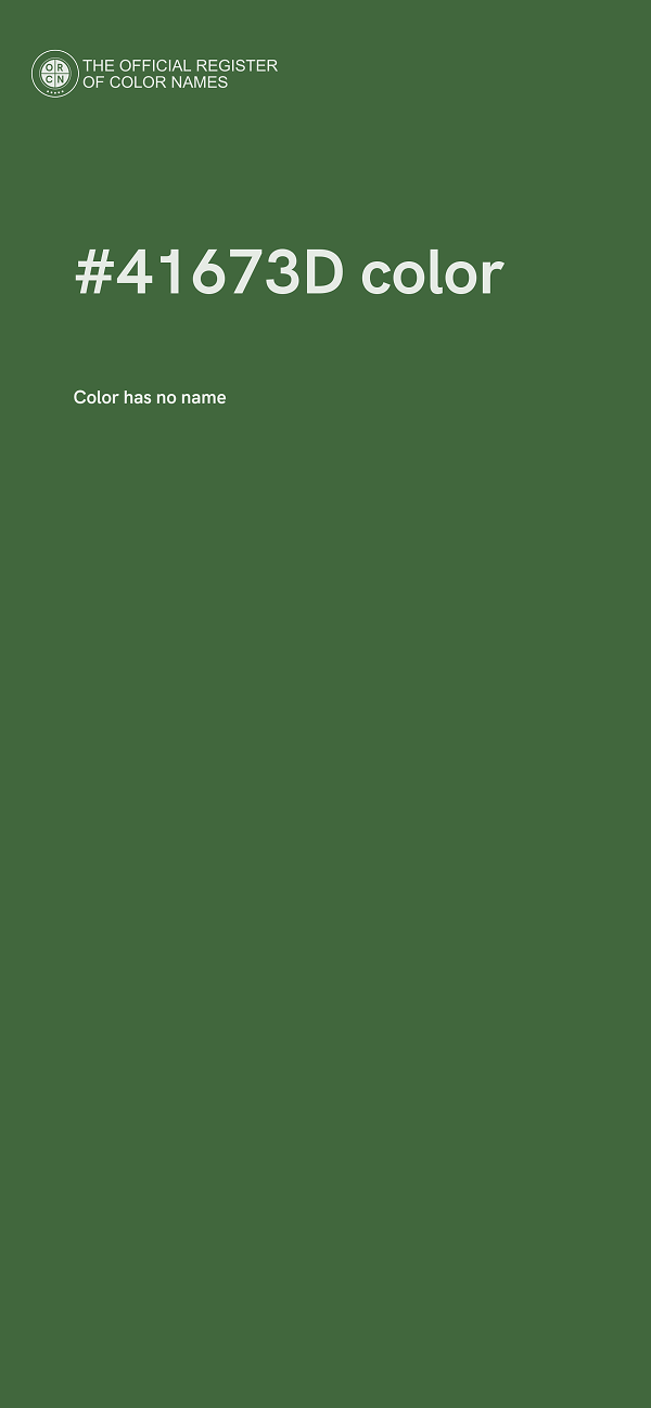 #41673D color image