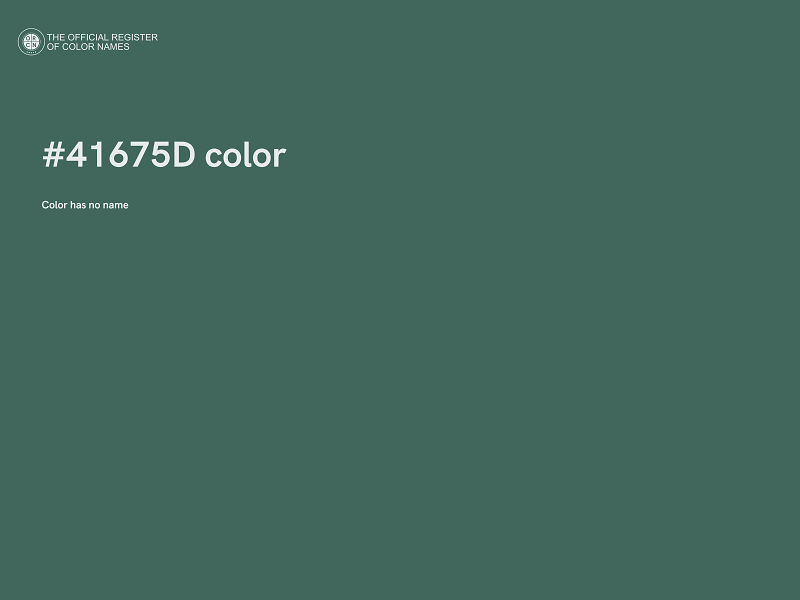 #41675D color image