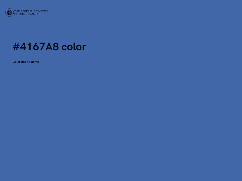 #4167A8 color image